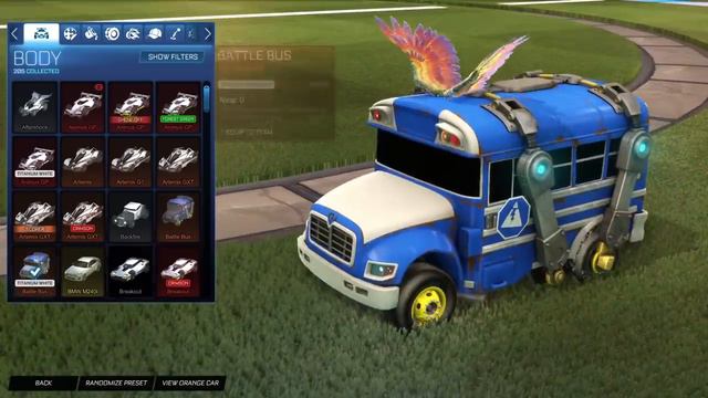 FREE TITANIUM WHITE BATTLE BUS On Rocket League! смотреть онлайн