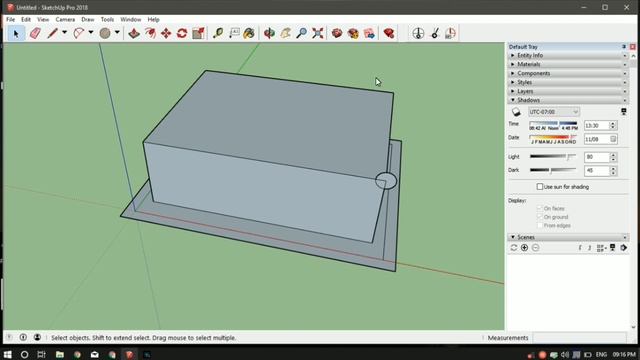 Sketchup Tutorial- 6) How to use Follow me & Offset tool in Sketchup 2019 смотреть онлайн