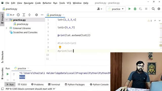 3 of 11 | Extend List method in Python | Extend() in Python | Bangla | Python List Methods | смотреть онлайн