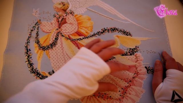 Lavender & Lace   Angel Of Summe, готовая работа,ответы на вопросы,замены. Осень в Москве.