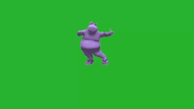 Футаж хромакей на зеленом фоне.Бегемотики. смотреть онлайн