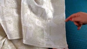 Как сшить красивую праздничную скатерть. Скатерть на Новый Год.mp4