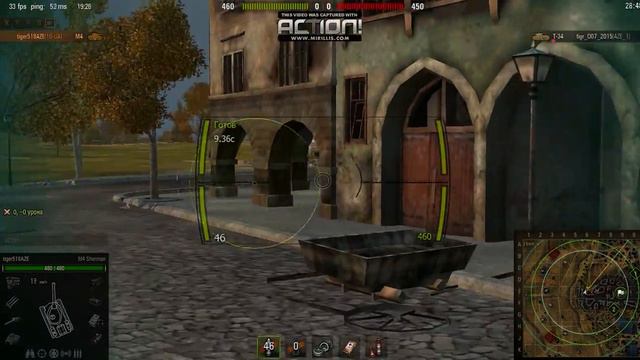 M4 SHERMAN vs Т-34 смотреть онлайн