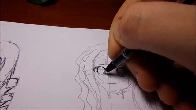 Как нарисовать аниме прически смотреть онлайн