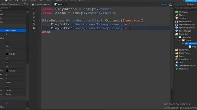 [Free Model] Roblox Studio : How to make a main menu GUI fade in roblox studio смотреть онлайн