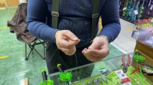 Вяжем зимние удочки на осетра.