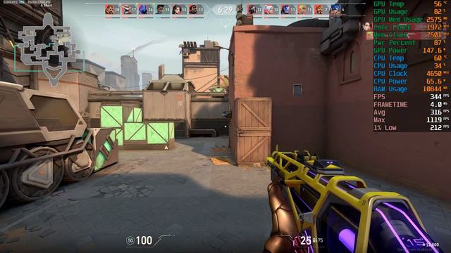 VALORANT : RTX 3060 12 GB + Ryzen 5700X : HIGH FXAA 16X EFFECTS ON : BIND 11 смотреть онлайн