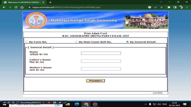 MGSU Exam Time Table 2023 II MGSU Admit Card Exam 2023 Download Kase kare смотреть онлайн