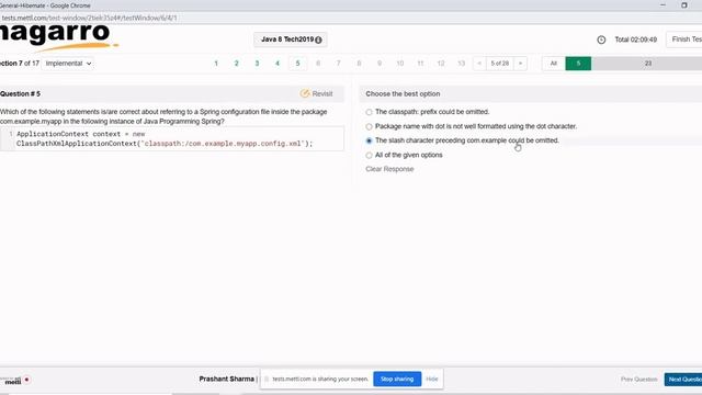 Test - 3 | Nagarro | Java 8 Online Technical Test | Software Engineer | Data Structures | Algorithm смотреть онлайн