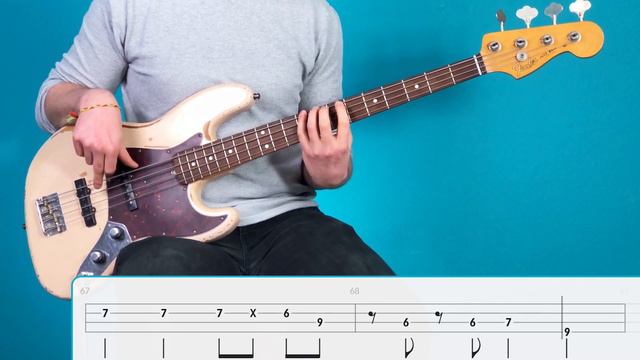 Panacea - Blue Oceanwave | Bass Cover With Play Along Tabs