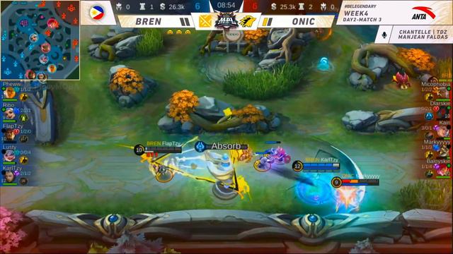 ONIC PH Vs BREN ESPORTS | FULL GAME 2 (FILIPINO) | MPL-PH S8 | WEEK 4 DAY 2