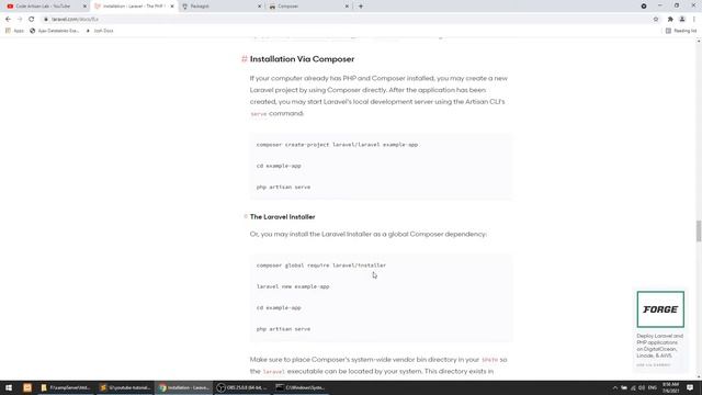 Install Laravel and create project | Employee Record Management System | Laravel Tutorial смотреть онлайн