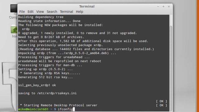 Remote Desktop from Windows 8 to Linux Mint 13 Cinnamon смотреть онлайн