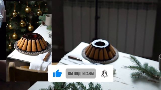 Съёмка кекса в новогоднем стиле. Построение композиции с нуля смотреть онлайн
