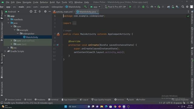 How to Implement Android's New Built-in Video Picker Library without Any Errors | Android Studio смотреть онлайн