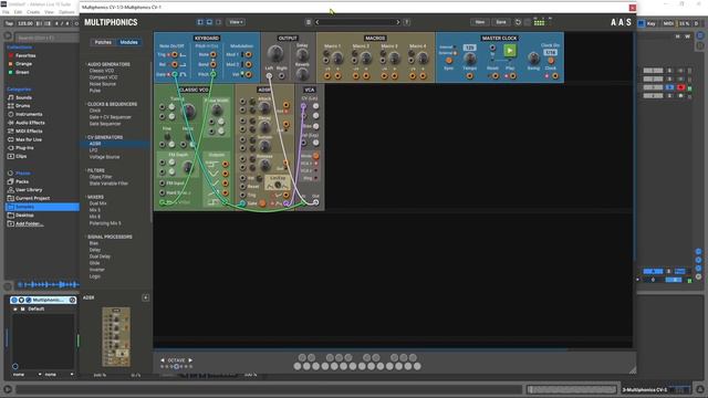 Multiphonics CV-1 by A|A|S - First Pluck & Bass Patches Tutorial смотреть онлайн