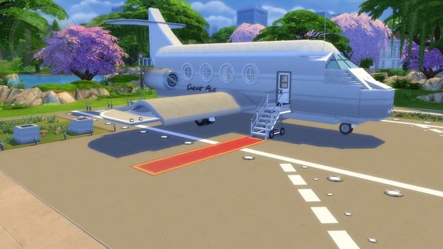 Sims 4 Plane Private Jet Speed Build Stop Motion | NO CC | The Sims 4 Tiny Living Build смотреть онлайн