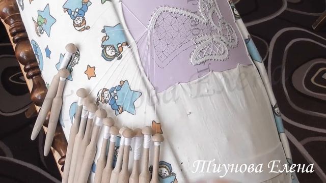 Сувенир "Ангелок" (7 часть) #кружевныеуроки #кружево #ElenaTiunova смотреть онлайн