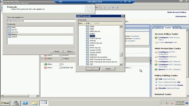 Configure TMG Proxy WPAD AutoDetect, Block Sites.mp4
