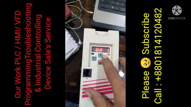 KEB F5 Inverter Control Parameter Setting Inverter Password Setting & Quick Run Test Keypad