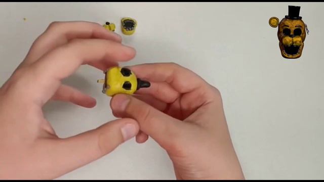 лепка головы Олд голоден Фреддилепка old golden Freddy
