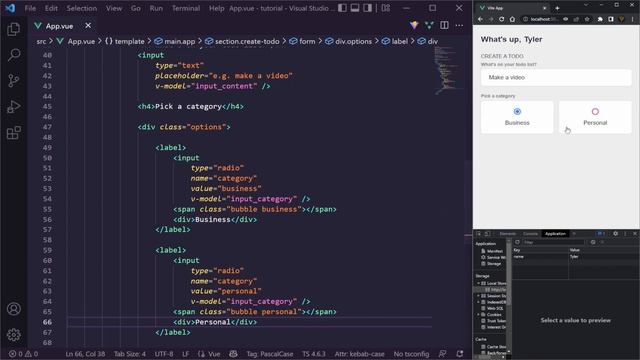 Build a Todo List App in Vue JS with LocalStorage in 2022 | Vue 3 for Beginners смотреть онлайн