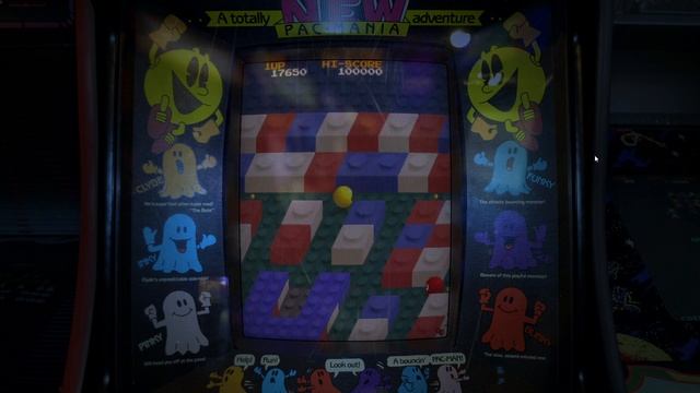 Gameplay of Pac-Mania arcade game (1987) on RetroArch 15.0 using MAME Libretro | Lights Out overlay смотреть онлайн