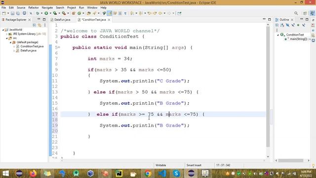 6. How to use If else if in Java ? | learn If else if in java | Learn logical and operator смотреть онлайн