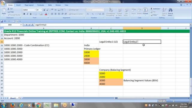 Oracle R12 Financials Training | 10th Session | Legal Entity смотреть онлайн