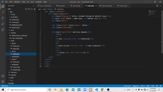 PHP Model View Controller (MVC) смотреть онлайн