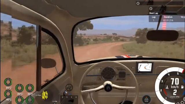 Rally in Volkswagen Beetle! -BeamNG Drive- смотреть онлайн