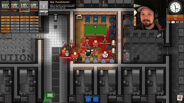 GIANT GANG FIGHT - Prison Architect Escape Mode ★ Escape Mode Gameplay смотреть онлайн