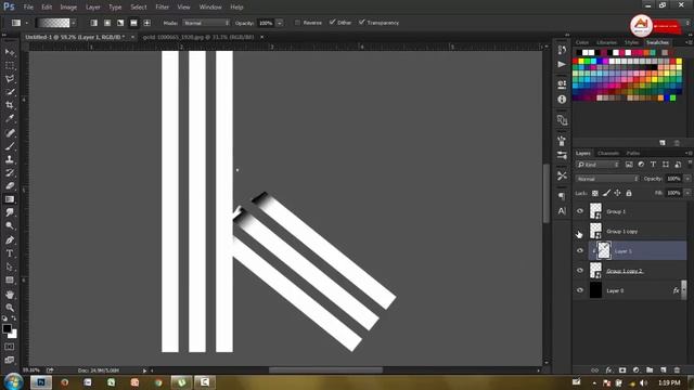 Photoshop Tutorial: how to create a simple gold effect logo in photoshop cc2015 смотреть онлайн