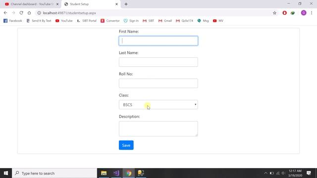 Entity Framework Database First (Insert Record) смотреть онлайн