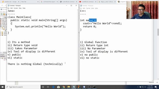 main(){...} -- Does it differs in C++ and Java? смотреть онлайн