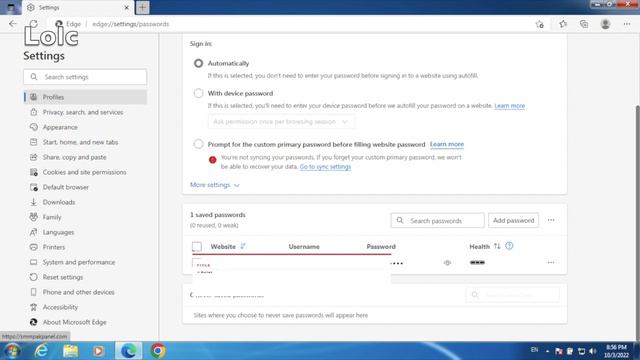 How to Remove password save on browser microsoft edge | SouthVisal смотреть онлайн