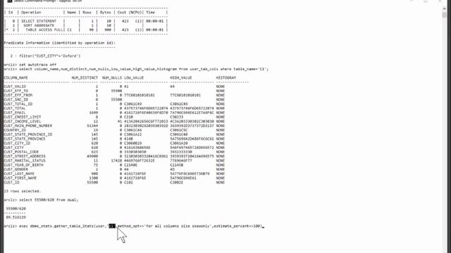 SQL Tuning with Histograms Demonstration Part 3 of 4 смотреть онлайн