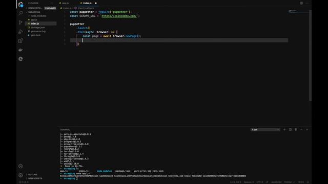 Web Scrapping in NodeJS with Puppeteer for Beginners смотреть онлайн