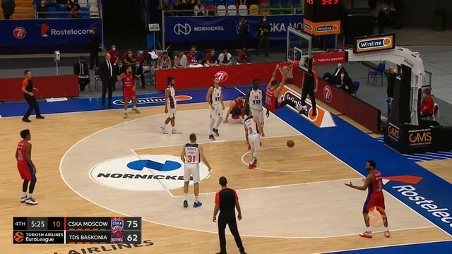 CSKA Moscow - TD Systems Baskonia Vitoria-Gasteiz Highlights | EuroLeague, RS Round 8 смотреть онлайн