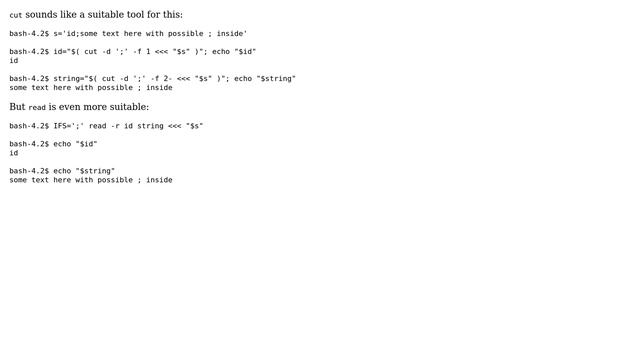 Unix & Linux: Splitting string by the first occurrence of a delimiter (5 Solutions!!) смотреть онлайн