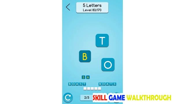 AnagrApp - Word Brain Training - 5 Letters Level 1 - 170 - Walkthrough смотреть онлайн
