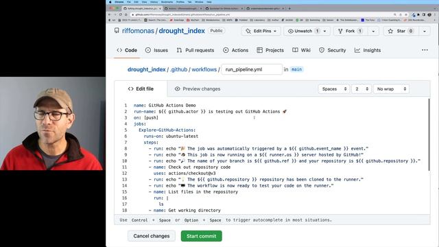How to use GitHub actions to run a Snakemake pipeline (CC260) смотреть онлайн