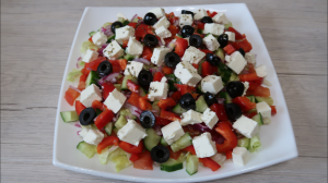 Легкий салат без майонеза