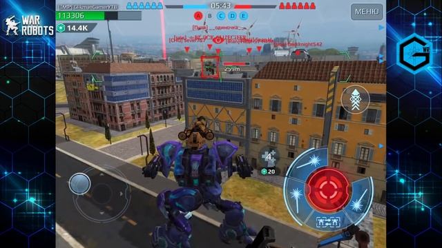 Прокачка Тяжелого Модуля Урона. Thermonuclear Reactor 6 LVl. War Robots. смотреть онлайн