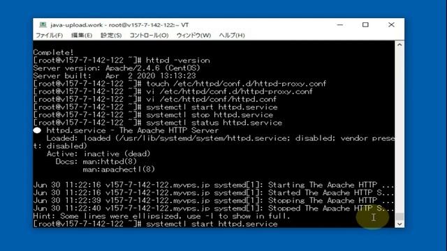 apacheインストール ～ レンタルサーバーのCentOS7.5に転送 смотреть онлайн