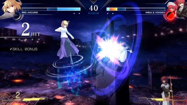Melty Blood: Type Lumina | Red Arcueid's Story & Gameplay смотреть онлайн