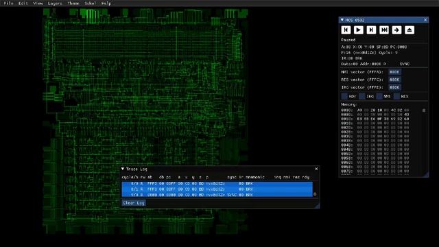VISUAL 6502 BOOT ONLINE FROM SITE Tiny Emulators FROM floooh github io смотреть онлайн