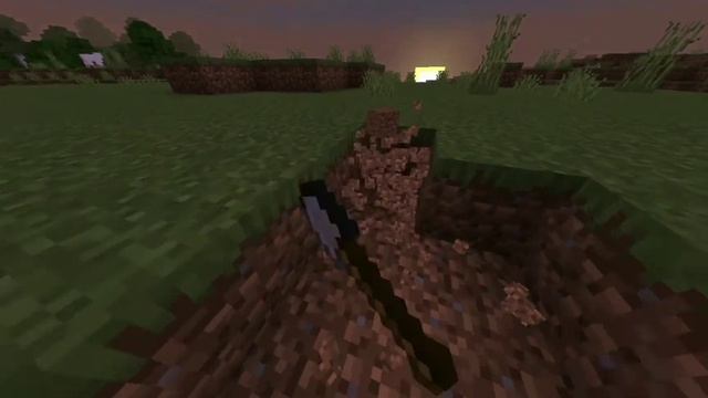 Звук добычи земли в Minecraft. смотреть онлайн