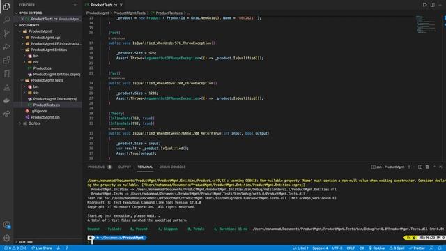 .NET CLI - build and test - code coverage and coverage report смотреть онлайн