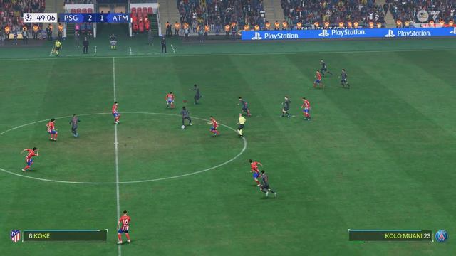 EA FC 24 PSG vs Atlético Madrid PS5 Ultra Realism Gameplay & Graphics MOD 4K HDR смотреть онлайн